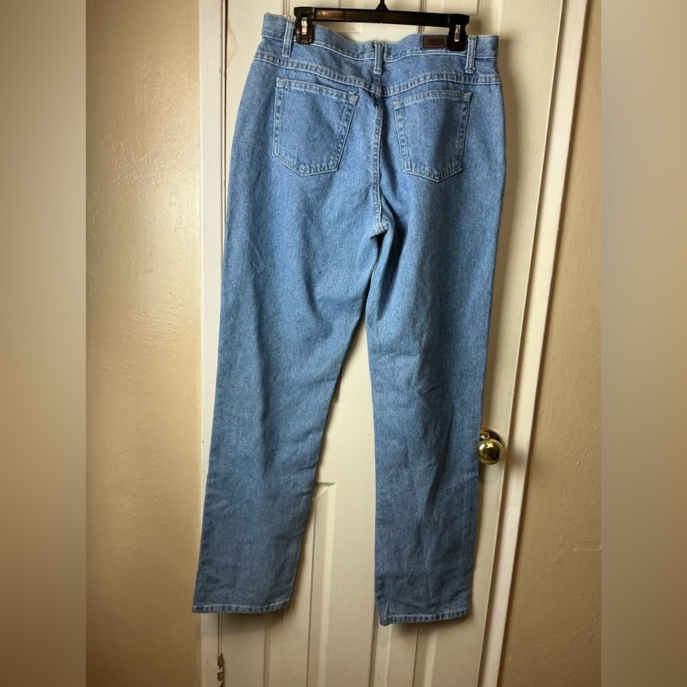 Lee Light Blue Men's Straight Leg Jeans - Picture 2 of 4